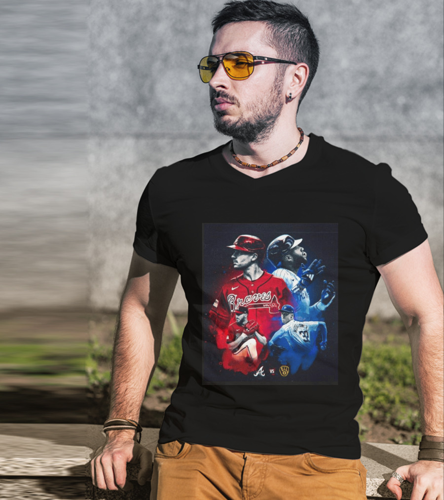 Braves Vs Brewers Showdown Chris Sale Jacob Misiorowski Pitching Duel In Milwaukee T-Shirt