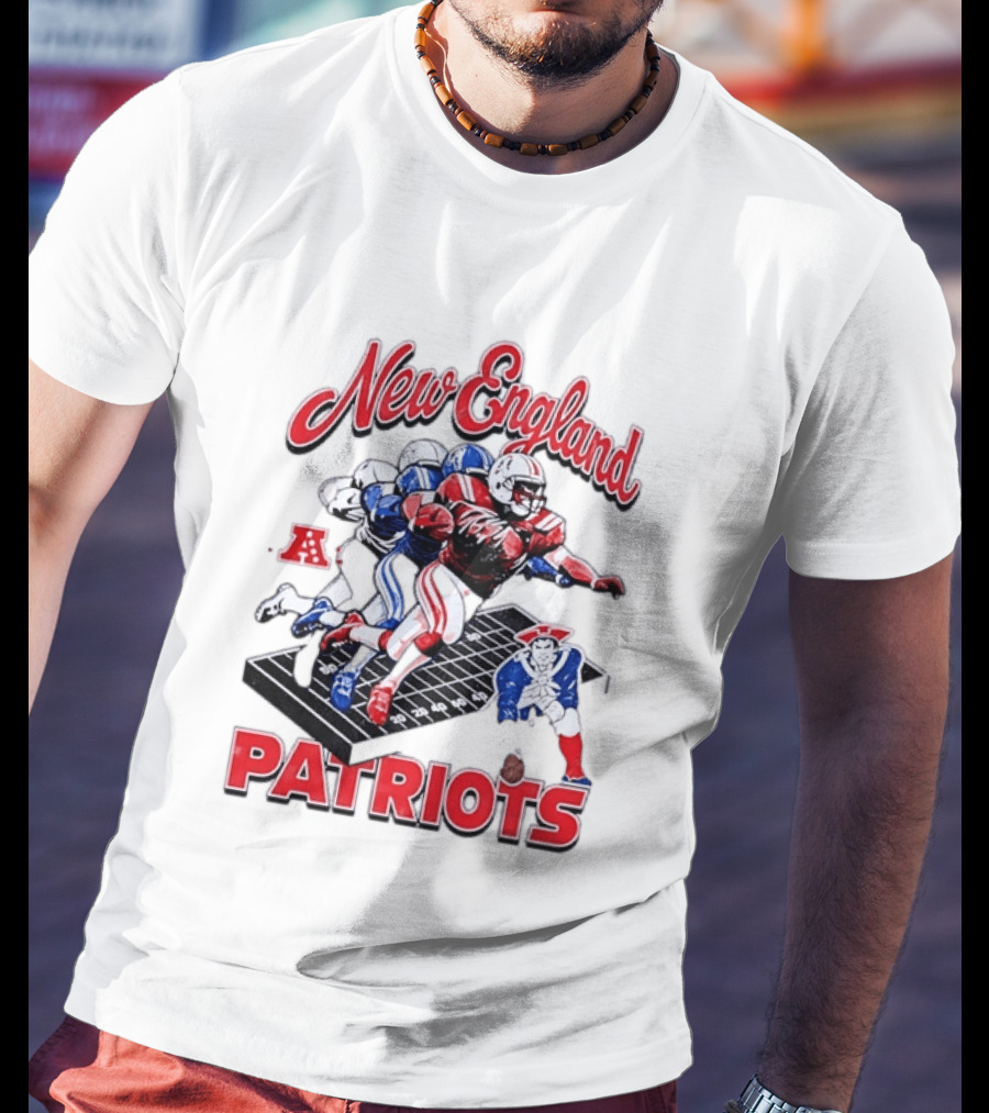 New England Patriots Football Player Action AFC T-Shirt