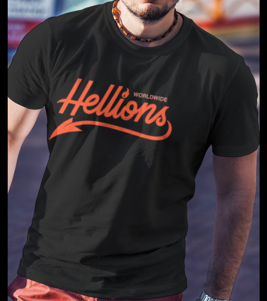 Hellions Worldwide Arrow Script T-Shirt