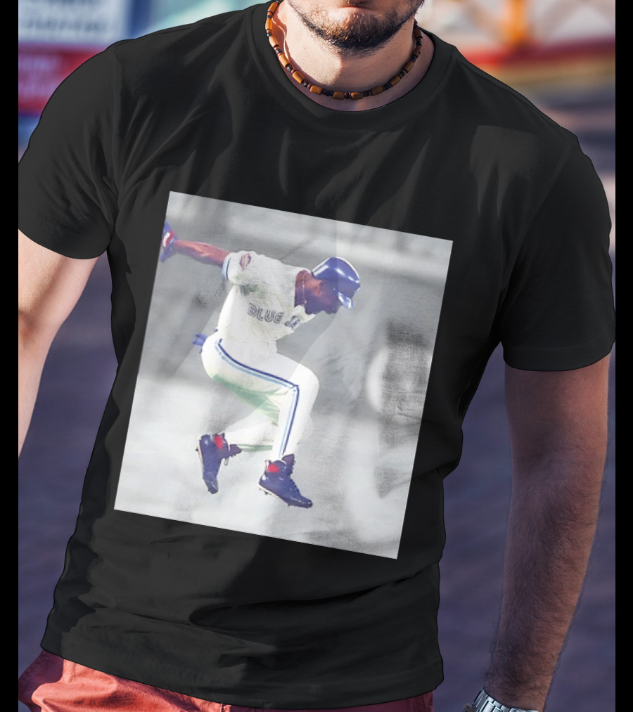 Joe Carter Toronto Blue Jays Baseball Jump Celebration T-Shirt