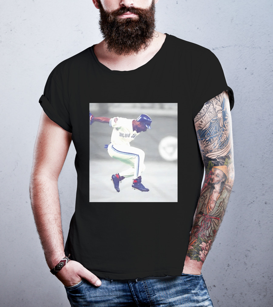 Joe Carter Toronto Blue Jays Baseball Jump Celebration T-Shirt