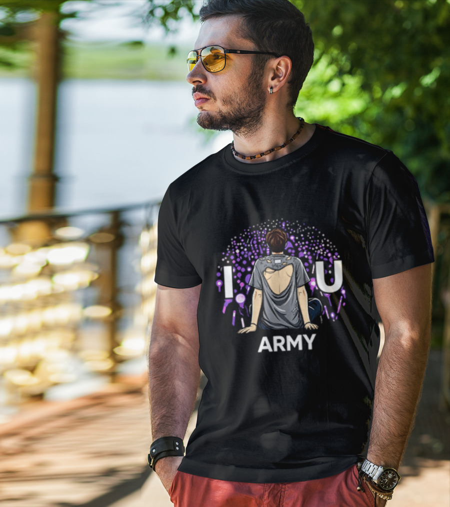 Joonie I Love You ARMY Concert Lights Fan T-Shirt