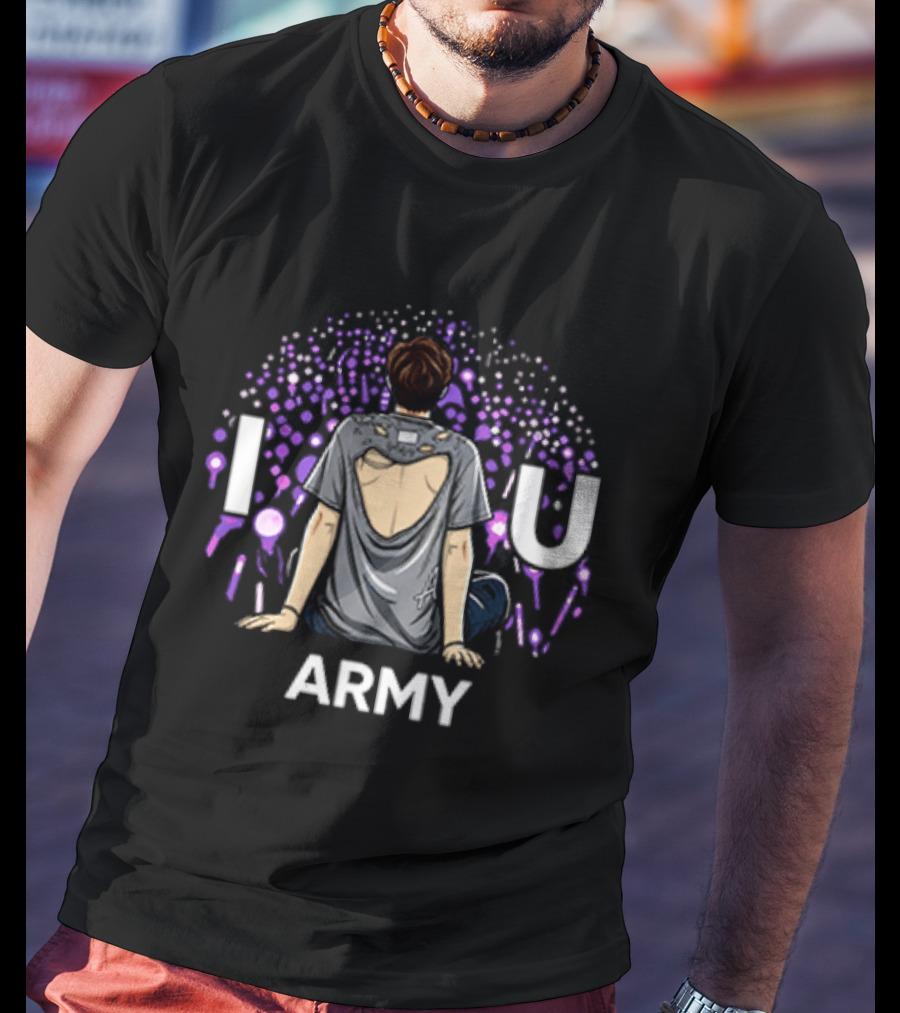 Joonie I Love You ARMY Concert Lights Fan T-Shirt