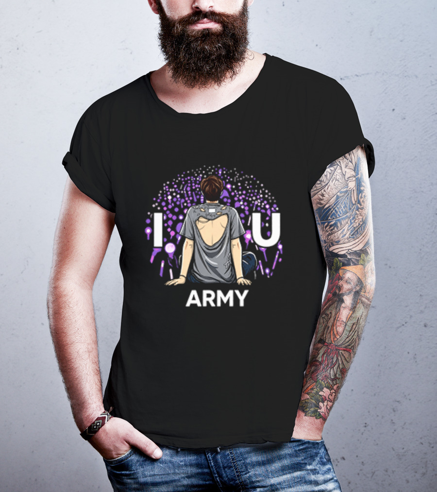 Joonie I Love You ARMY Concert Lights Fan T-Shirt