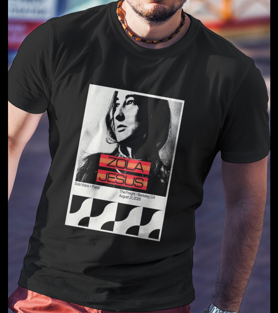 Zola Jesus Solo Voice Piano The Freight Berkeley CA August 21 2026 T-Shirt