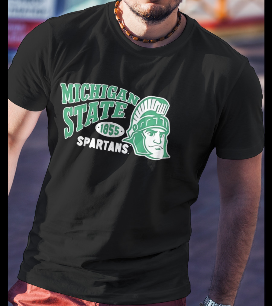 Michigan State Spartans 1855 NCAA College Sports MSU T-Shirt