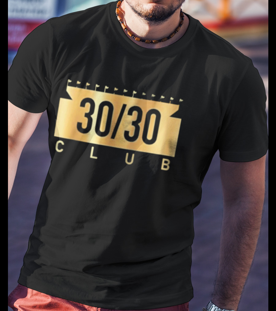 30 30 Club Ballparks Stadium Flags Collection T-Shirt