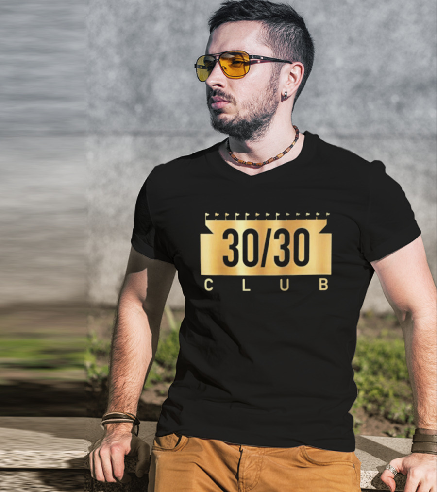 30 30 Club Ballparks Stadium Flags Collection T-Shirt