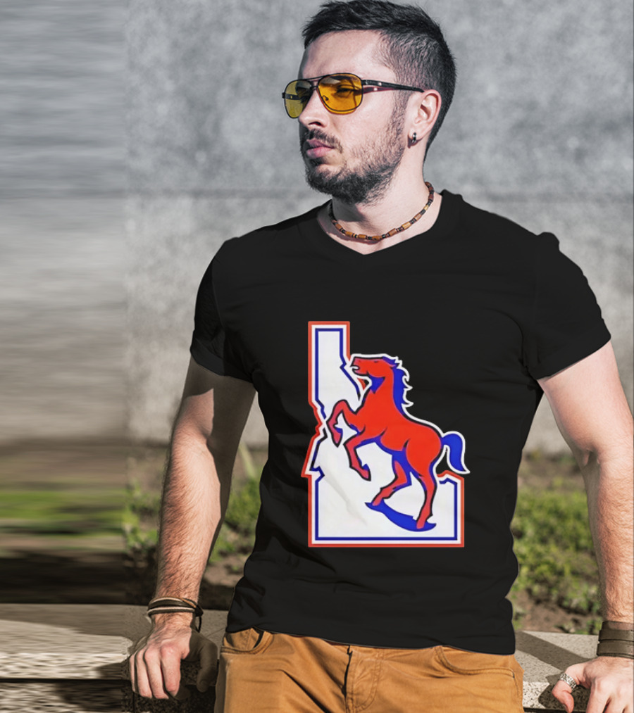 Boise State Broncos Idaho State Horse T-Shirt