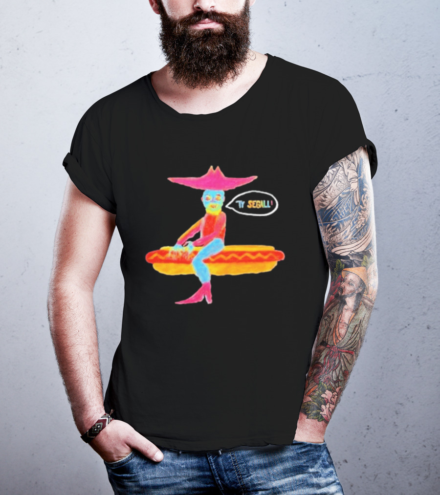 Ty Segall Hotdog Cowboy Surreal Western T-Shirt