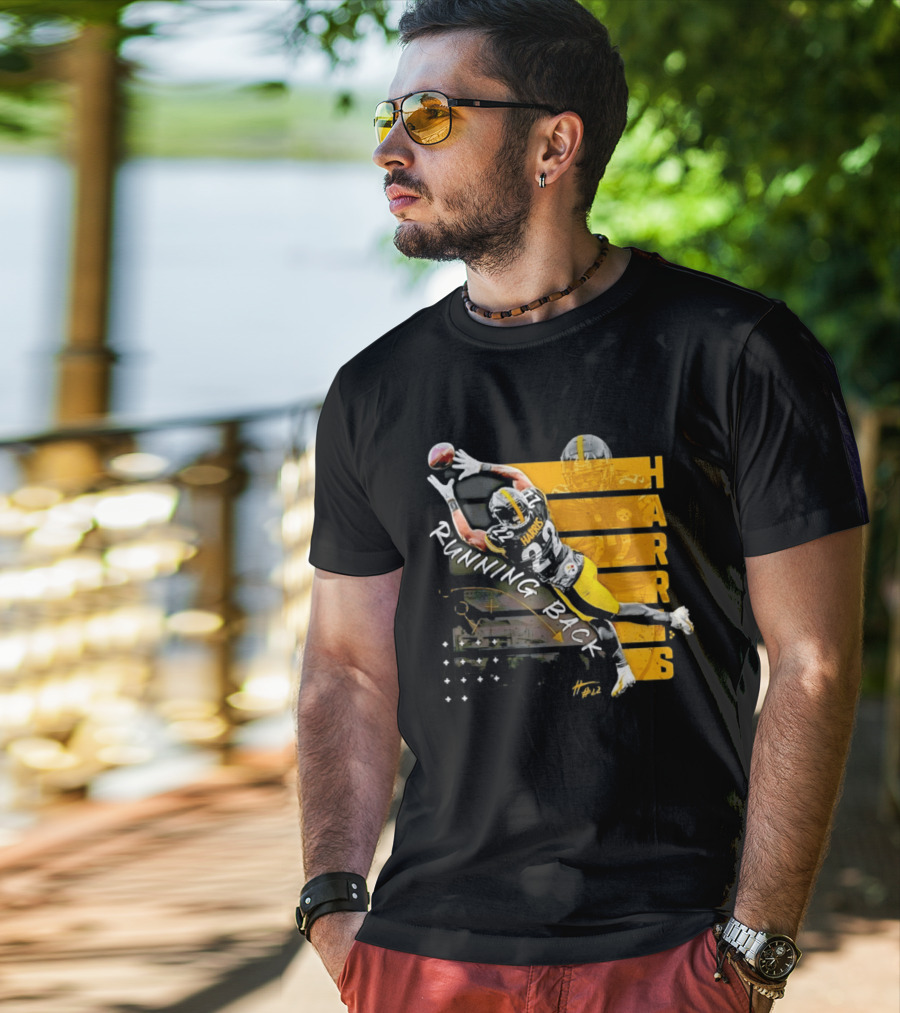 Najee Harris 22 Pittsburgh Running Back Steelers Football T-Shirt