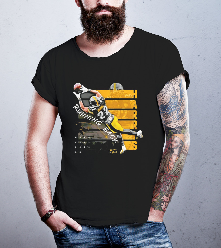 Najee Harris 22 Pittsburgh Running Back Steelers Football T-Shirt