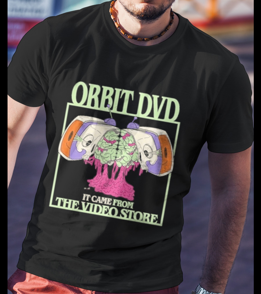 Orbit DVD It Came From The Video Store Halloween 2026 T-Shirt