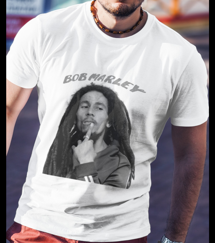 Bob Marley Iconic Pose Jumbo T-Shirt