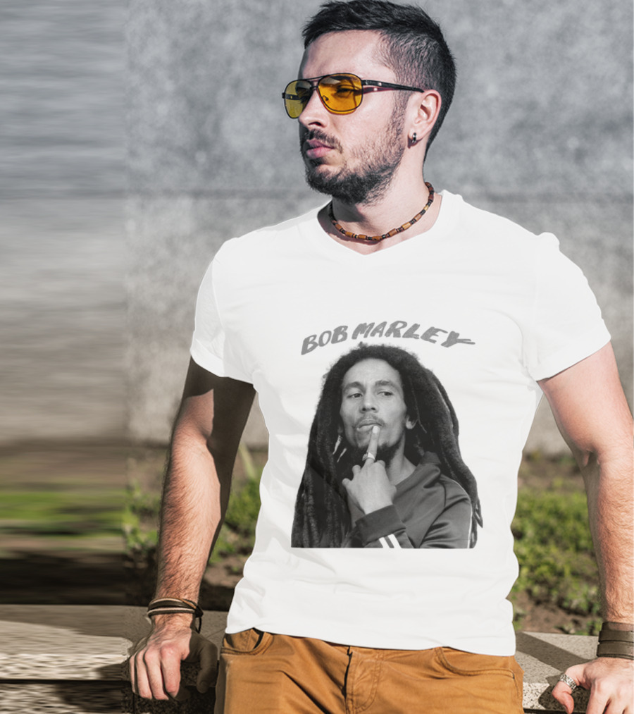 Bob Marley Iconic Pose Jumbo T-Shirt