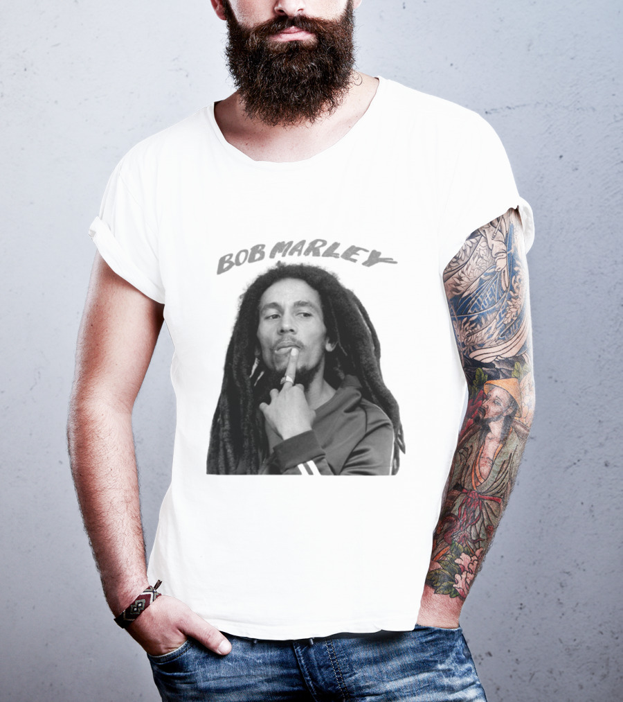 Bob Marley Iconic Pose Jumbo T-Shirt