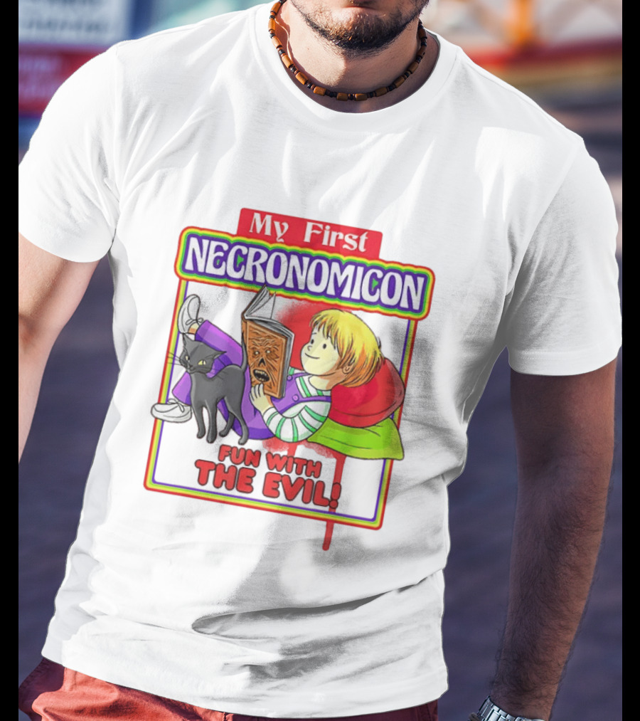 My First Necronomicon Fun With The Evil Dead Necronomicon Ash Williams T-Shirt
