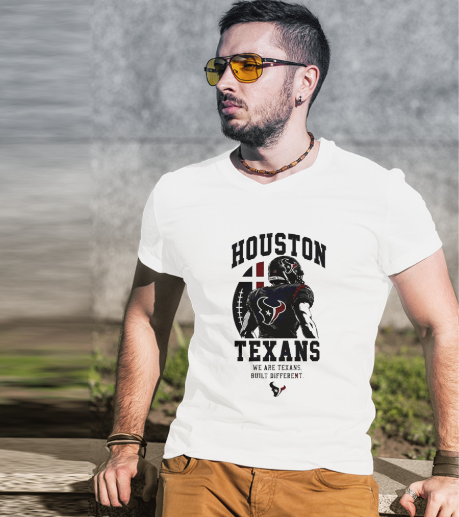 Houston Texans We Are Built Different Football Pride T-Shirt