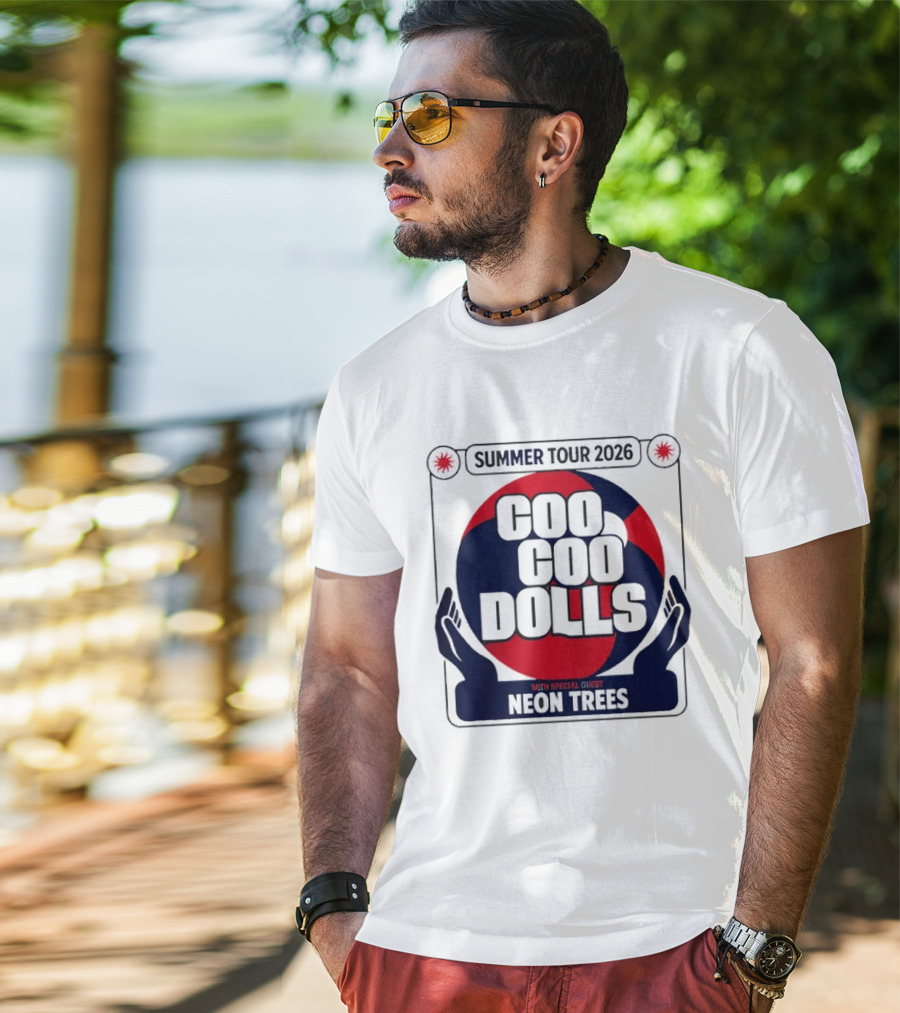 Coo Coo Dolls Summer Tour 2026 Featuring Neon Trees Concert Event T-Shirt