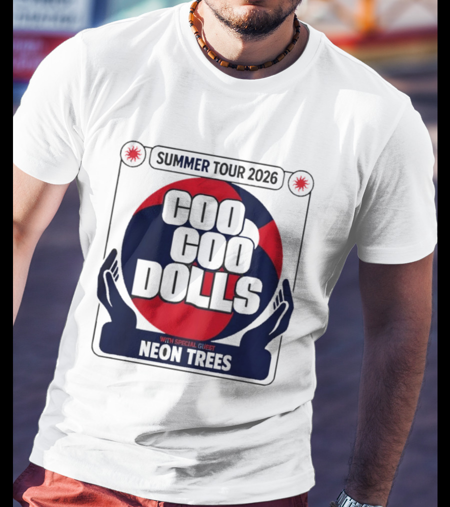 Coo Coo Dolls Summer Tour 2026 Featuring Neon Trees Concert Event T-Shirt