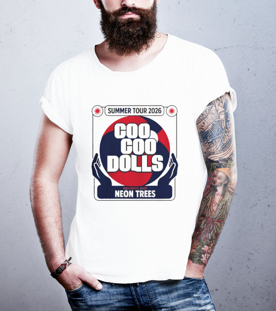 Coo Coo Dolls Summer Tour 2026 Featuring Neon Trees Concert Event T-Shirt