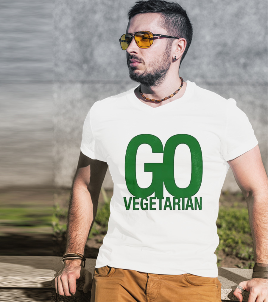 Justice Hamburgers Are Made Of What Go Vegetarian Cow T-Shirt