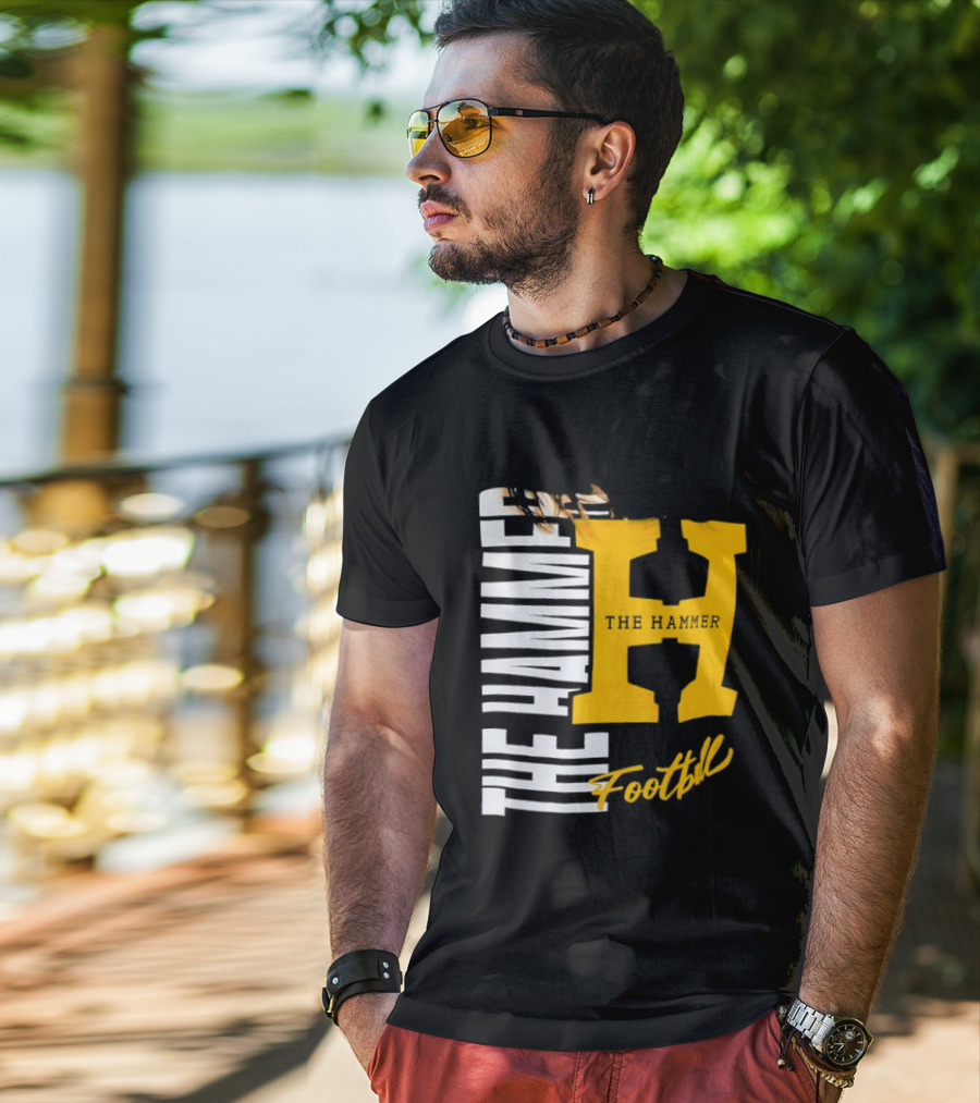 The Hammer H Athletic Football Team T-Shirt