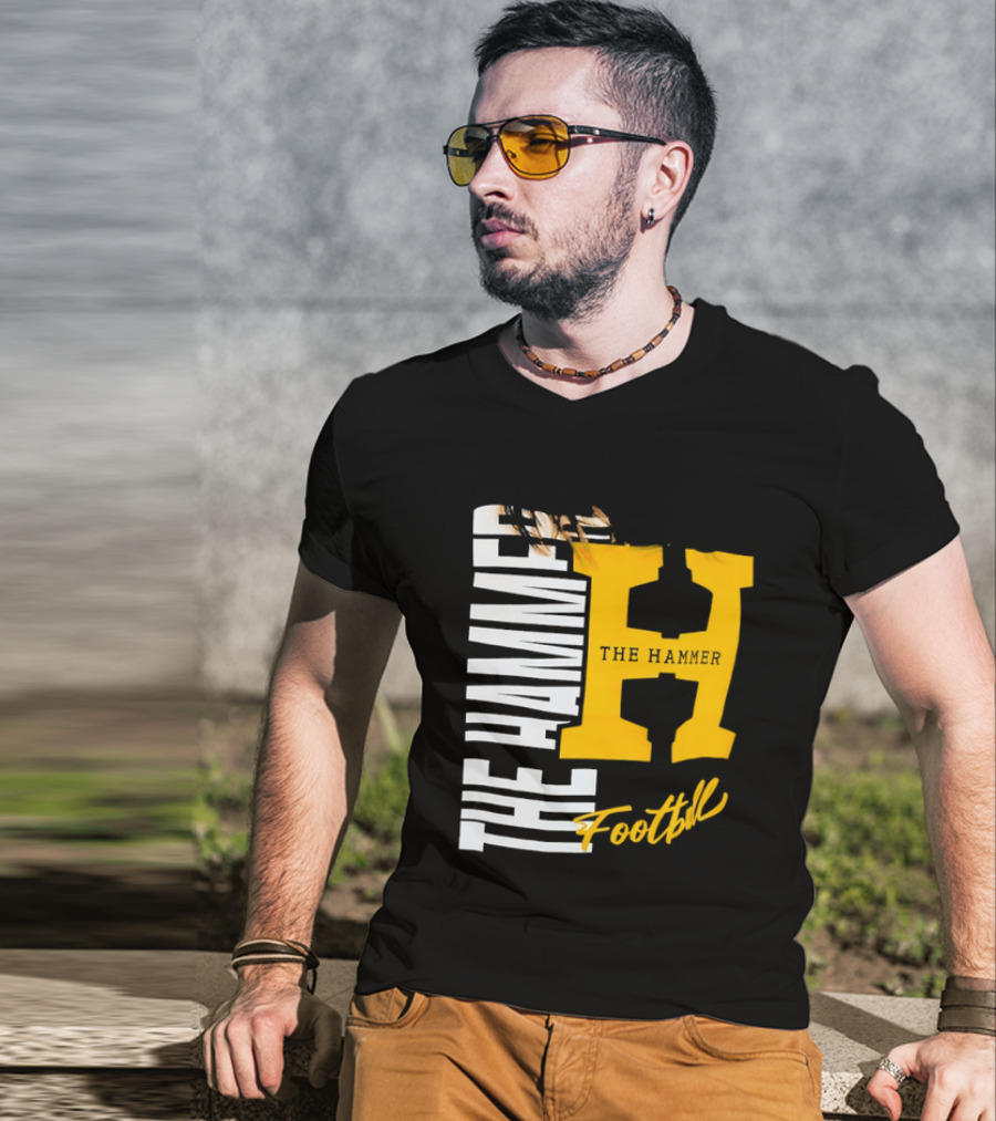 The Hammer H Athletic Football Team T-Shirt