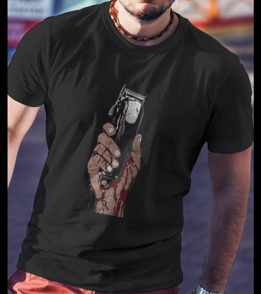 Hustle Don't Stop Powerful Hand Clipper Determination T-Shirt