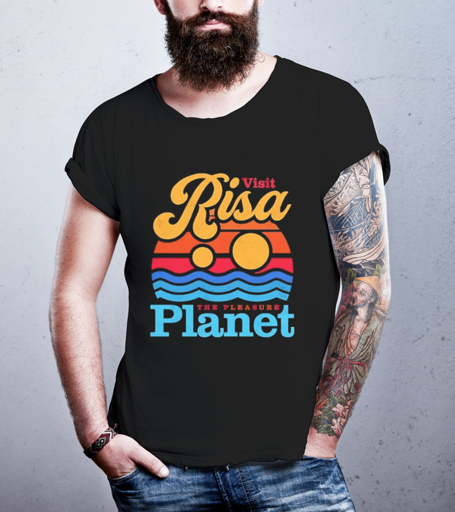 Visit Risa The Pleasure Planet Sci Fi Space Travel Adventure T-Shirt