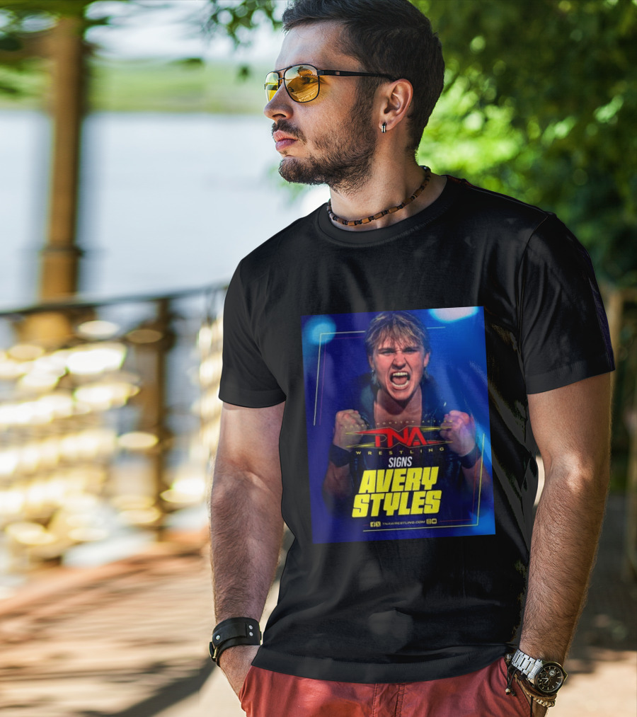 TNA Wrestling Signs Avery Styles Phenomenal Son T-Shirt