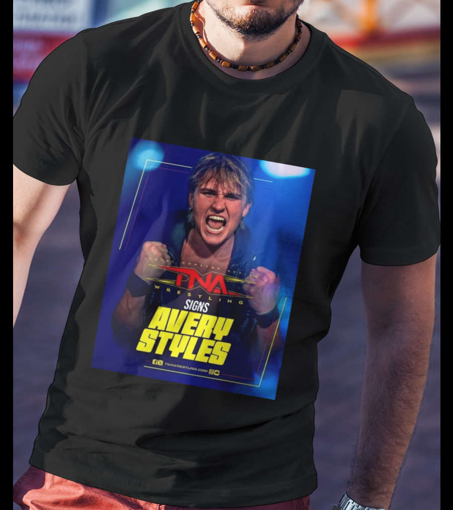 TNA Wrestling Signs Avery Styles Phenomenal Son T-Shirt