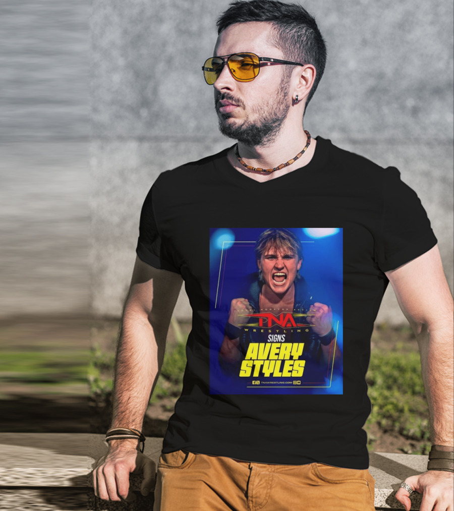 TNA Wrestling Signs Avery Styles Phenomenal Son T-Shirt