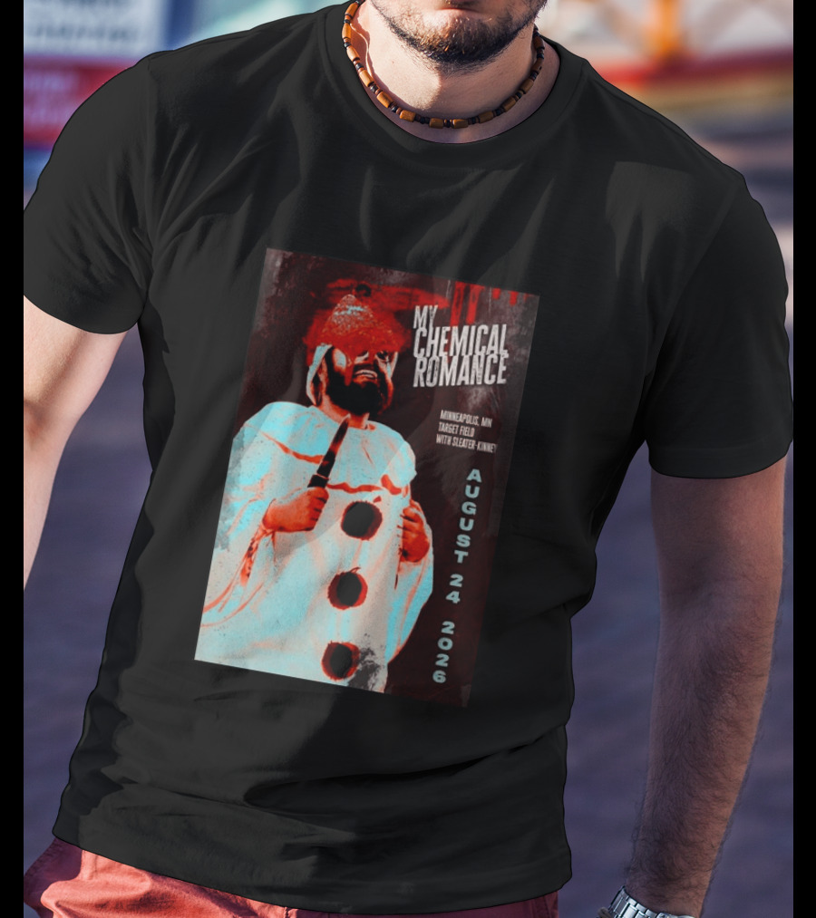 My Chemical Romance Minneapolis MN Target Field August 24 2026 With Sleater Kinney T-Shirt