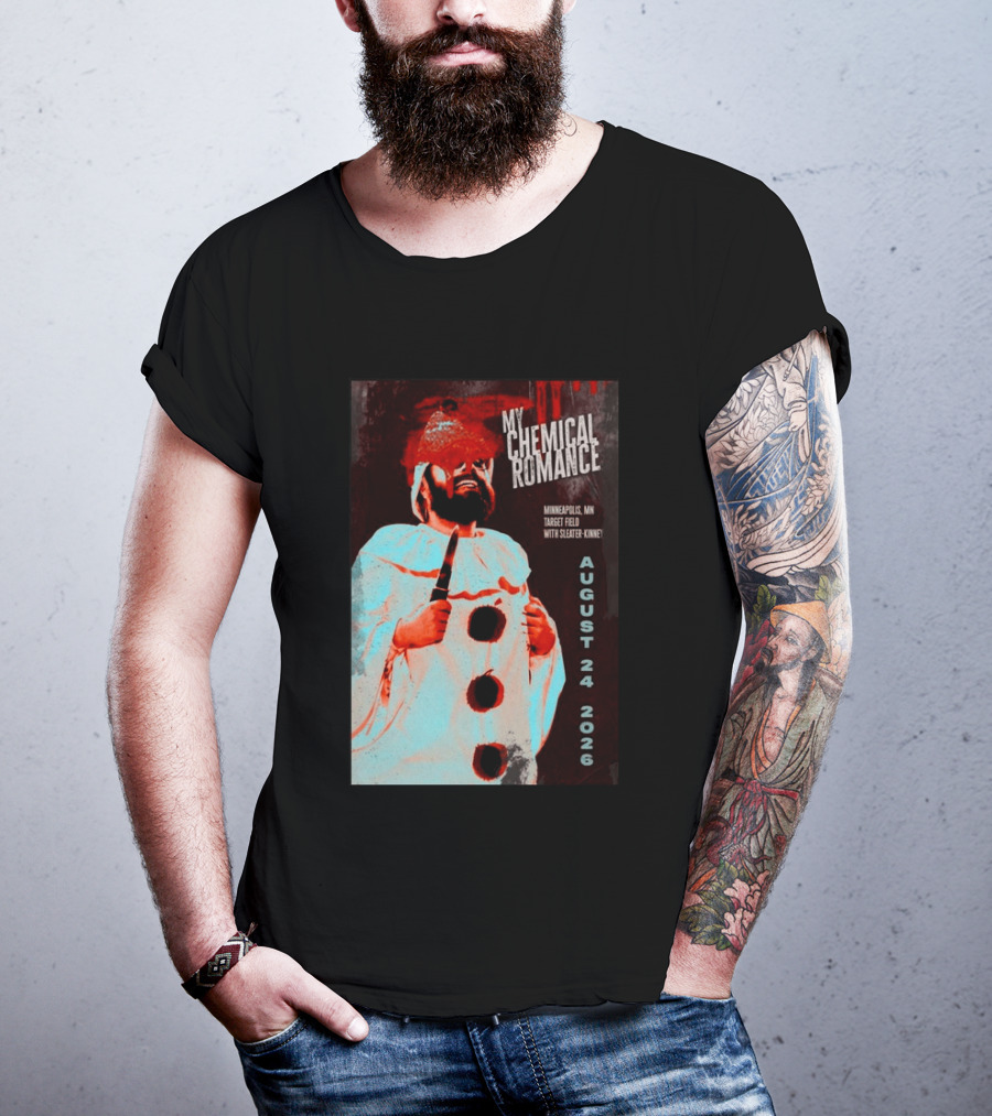 My Chemical Romance Minneapolis MN Target Field August 24 2026 With Sleater Kinney T-Shirt