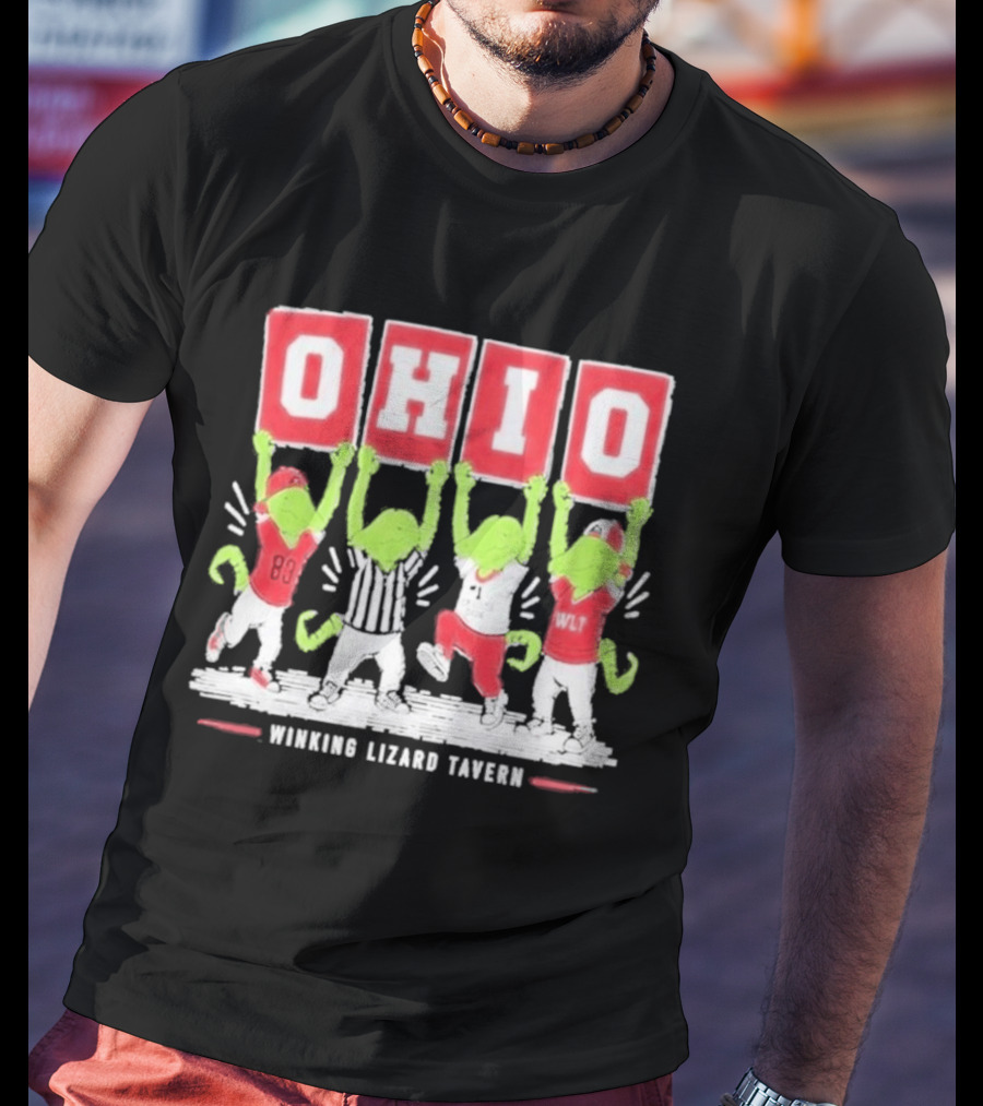 Ohio Winking Lizard Tavern Football Celebration T-Shirt
