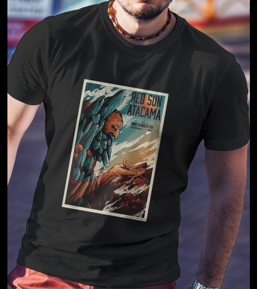 Red Sun Atacama Mass Echoes 2026 Col De Castillon Event T-Shirt