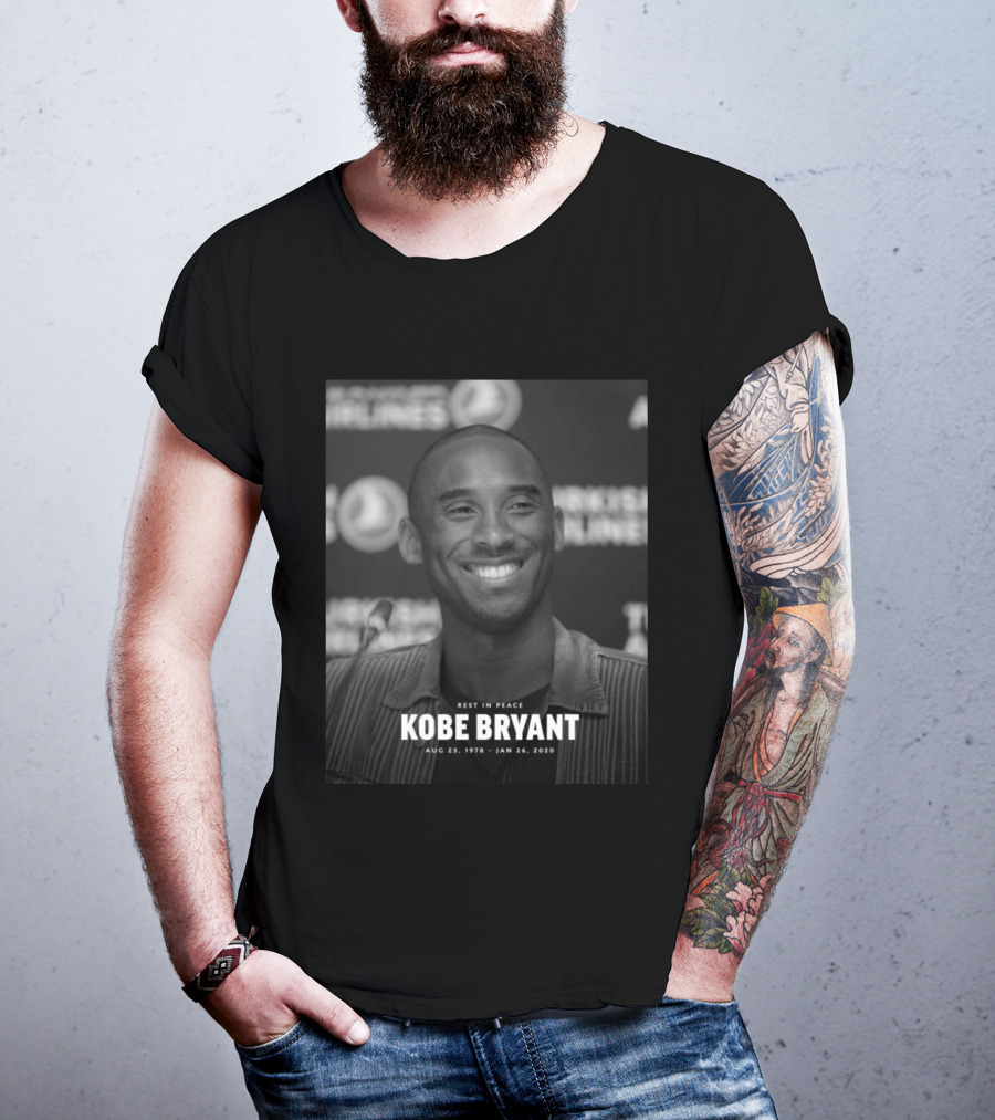 Rest In Peace Kobe Bryant Aug 23 1978 Jan 26 2020 T-Shirt