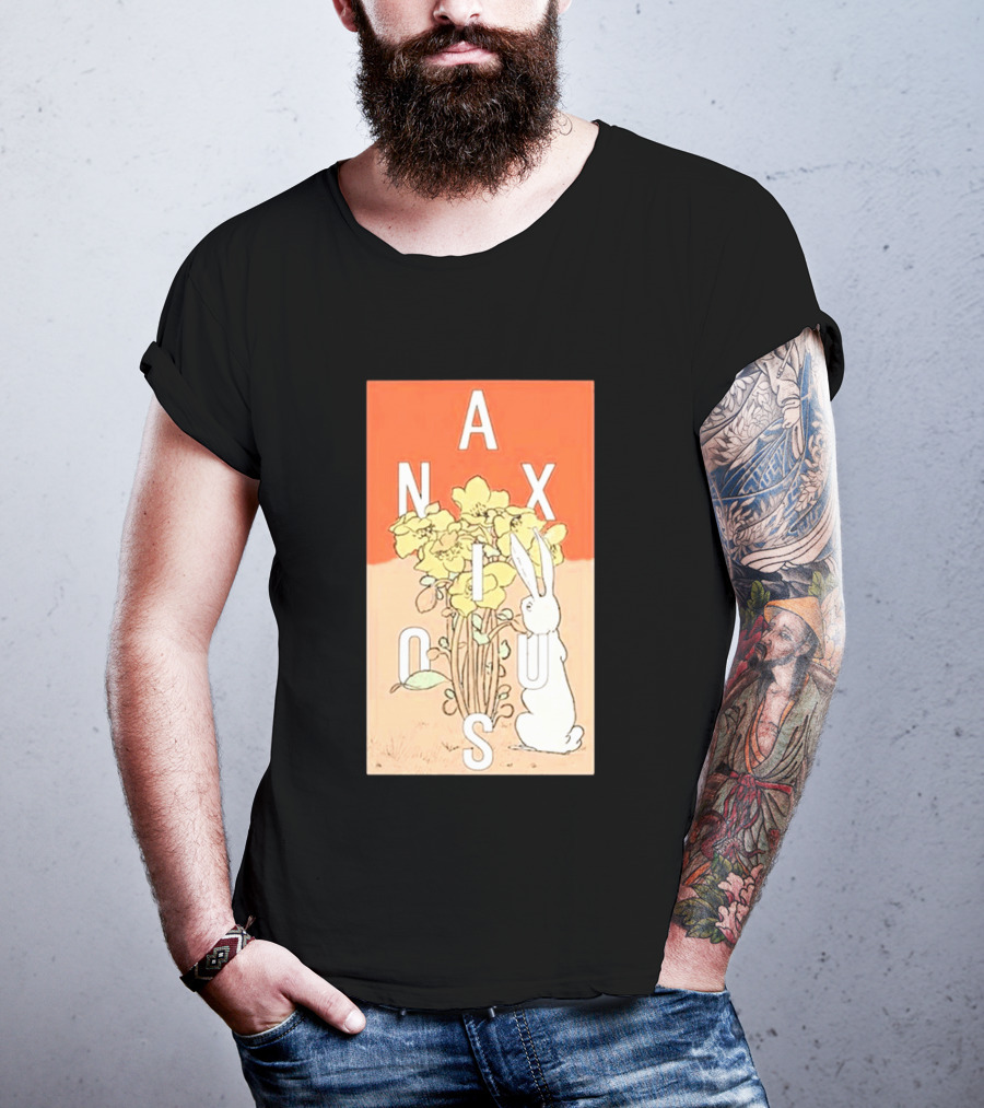 Anxious Tour 2026 Bouquet And Rabbit Summer Fall T-Shirt
