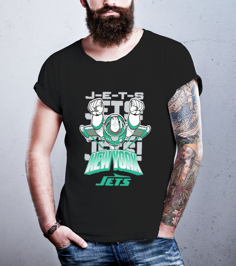 Buzz Lightyear New York J E S Football Team Fan T-Shirt