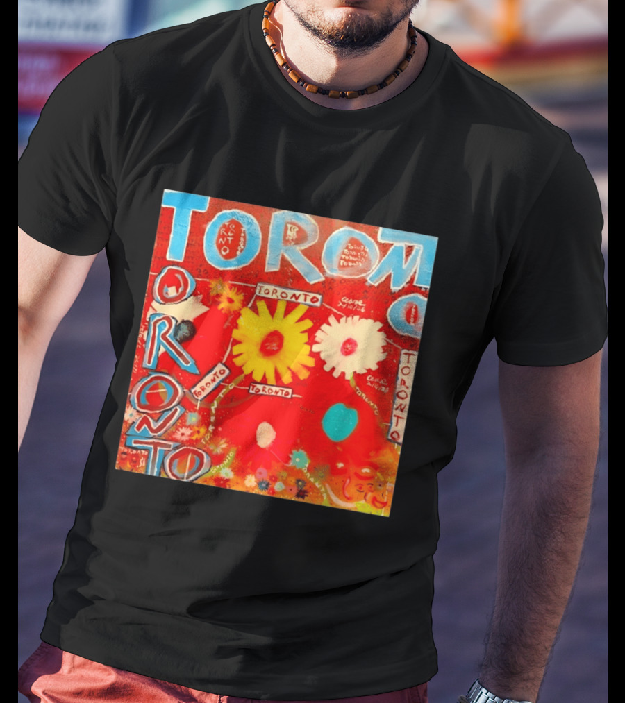 Toronto Floral By Ceare Painting Colorful Flowers T-Shirt