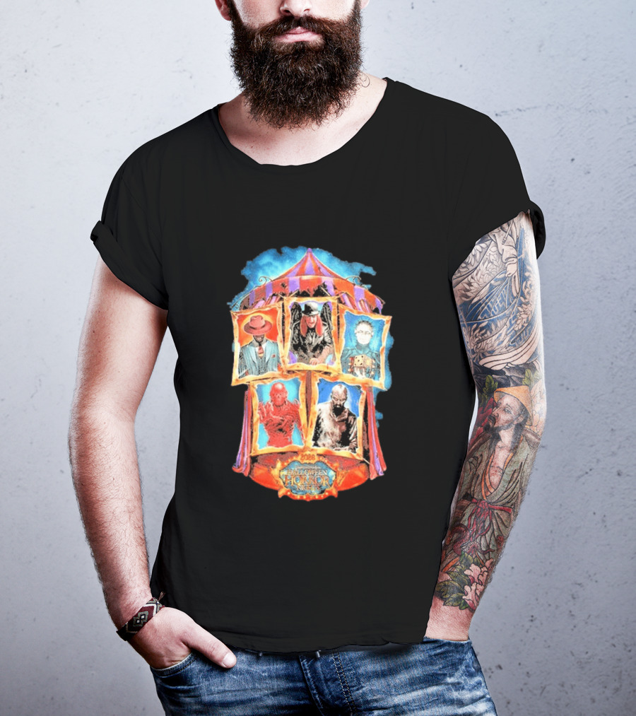 Halloween Horror Nights 2026 Key 2028 Horror Extravaganza T-Shirt