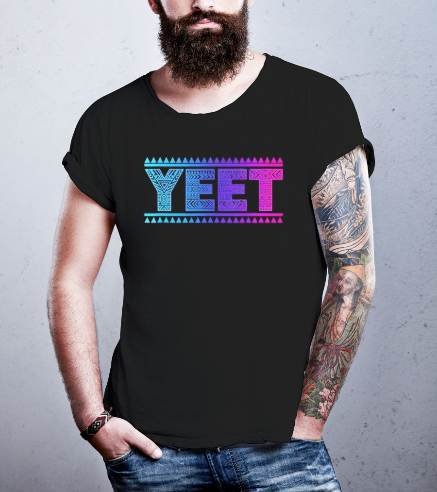 YEET Tribal Slang Gradient T-Shirt