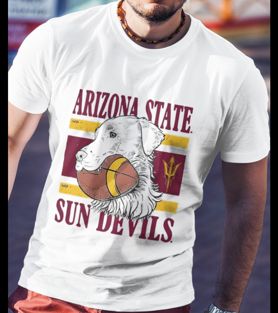 Arizona State Sun Devils Dog Football Team Spirit T-Shirt