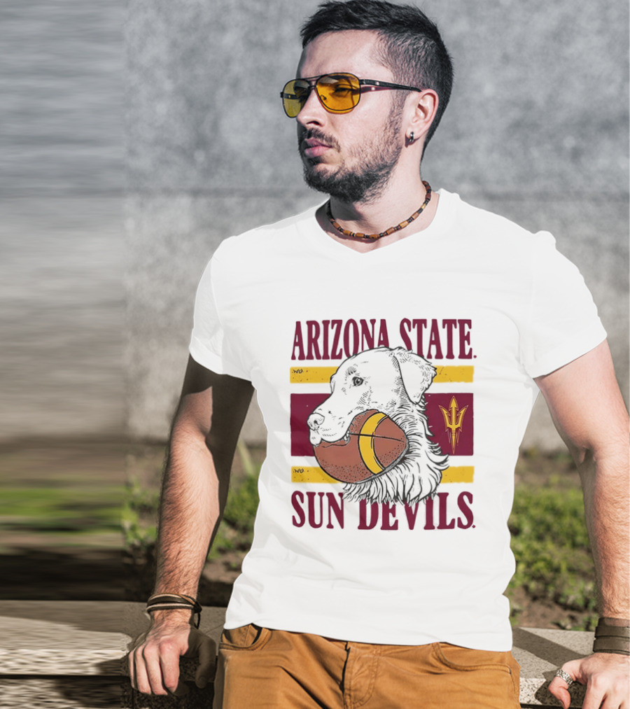 Arizona State Sun Devils Dog Football Team Spirit T-Shirt