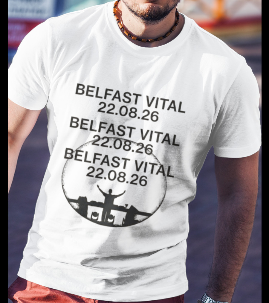Belfast Vital 22.08.26 Calvin Harris Store Ecru T-Shirt