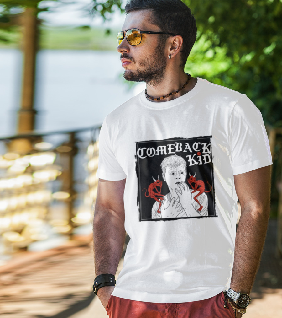 Comeback Kid Grey The Wrong Side Store Unique Artistic T-Shirt
