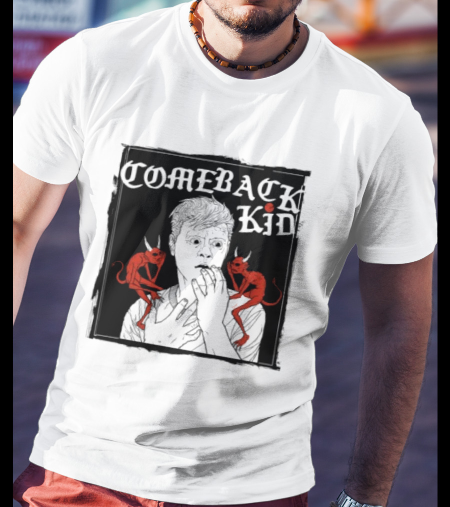 Comeback Kid Grey The Wrong Side Store Unique Artistic T-Shirt