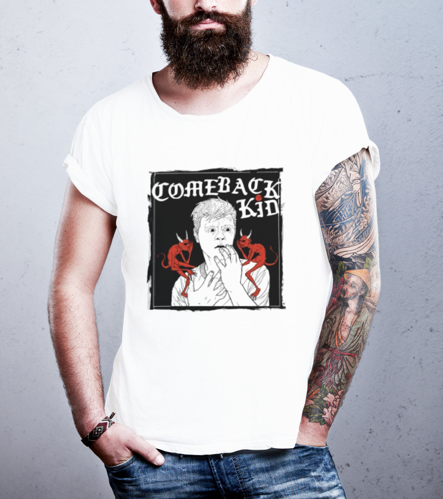 Comeback Kid Grey The Wrong Side Store Unique Artistic T-Shirt