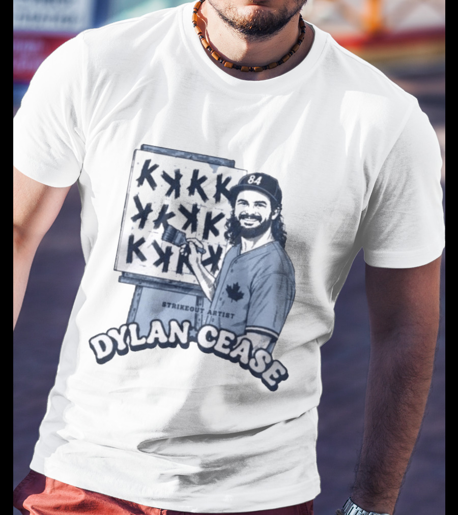 Dylan Cease Strikeout Artist Happy Little K's Baseball Painting T-Shirt